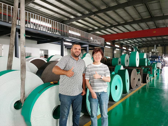 bulk material handling components exhibited at trade stand