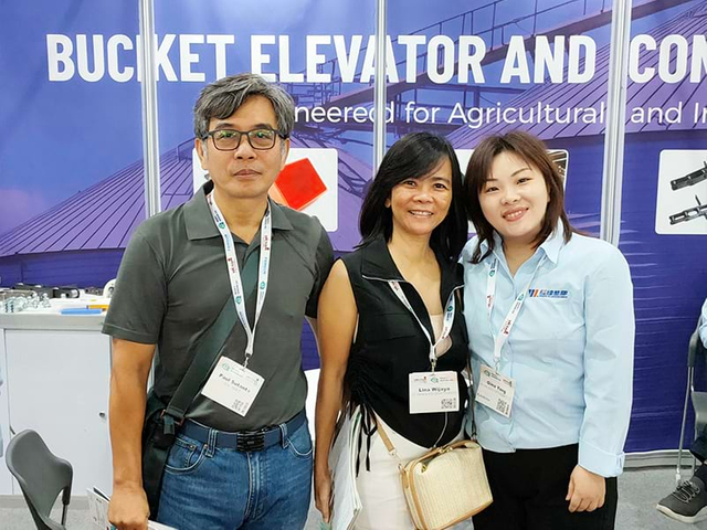 screw conveyor components showcased at industry expo