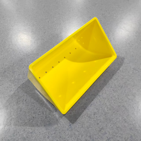 ‌Flexible, Wear-Resistant, Food-Safe PU Elevator Buckets for Conveying 379X206X185 D14X7
