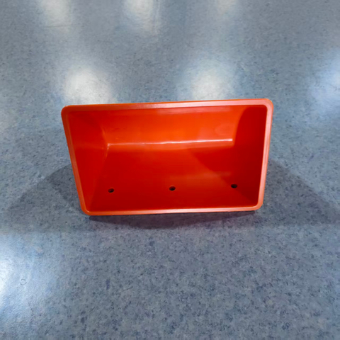 ‌Food-Grade Custom-Drilled Durable HDPE Elevator Buckets for Grain Processing 237X145X130 D9X5