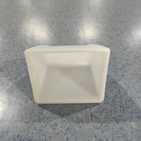 Custom HDPE elevator buckets for grain machinery Stable performance ideal spare parts for bulk grain lifting transportation 134X114X102 D5X4